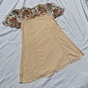 Umgee floral mesh dress